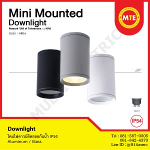 Downlight Mini Mounted ดาว์ไลท์ติดลอยแบบกันน้ำ GU10x1